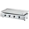 Image de Cooking Box Plancha A Gaz Brasilia - 4 Feux - 10kw - 84x41x24,5 Cm - Tout Inox - Surface Cuisson: 84x34 Cm
