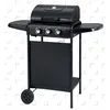Image de CookingBox Barbecue 3 feux BBQ3F 3000 W Noir - 3451571032599