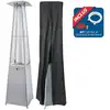 Image de Chauffage Extérieur Gaz - Pyramide - Gris - Housse De Protection Incluse
