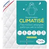 Image de P'tit Lit - Matelas Bébé Climatisé 60x120 Cm 1 Face Été - 1 Face Hiver Ouatinée
