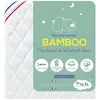 Image de P'tit Lit - Matelas Bébé Bamboo 70x140 Cm Viscose Douce Et Absorbante