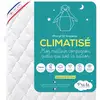Image de Matelas enfantbébé climatisé - 70x140 cm - face été face hiver - déhoussable - anti acarien - fabrication française