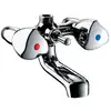 Image de Mélangeur bain douche bicommande m1 2 avec bec fixe delabie d2410 089724
