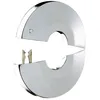 Image de Rosace ouvrante D 12/54 en acier chromé - DELABIE - 824012.2P