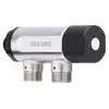 Image de Mitigeur thermostatique delabie premix compact m3 4 733020 nickele9 34 entraxe 40 mm 432788