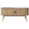 Image de CALICOSY - Meuble TV 2 Portes Coulissantes L120 cm - ERNEST - Bois clair