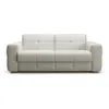 Image de CALICOSY - Canapé 3 places convertible avec ouverture express en tissu L207 cm - CAMERON - Beige