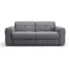 Image de Canapé 3 places convertible avec ouverture express en tissu l207 cm - cameron