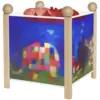 Image de Veilleuse Lanterne Magique Elmer L Elephant - Bois Naturel -
