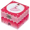Image de Boite à musique cube ballerine rose foncé - TROUSSELIER - Jouet de premier âge pour fille de 3 ans et plus