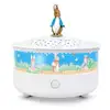 Image de Veilleuse Projecteur Pierre Lapin Musical Plastique Blanche 14 Cm Trousselier
