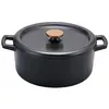 Image de Cocotte En Fonte Beka Nori Émaillée 7.8 Litres Noire