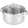 Image de Faitout Beka Cicla 24 Cm Inox Recyclé Couvercle Verre