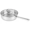 Image de Poêle À Sauter Beka Cicla 24 Cm Inox Recyclé Couvercle Verre