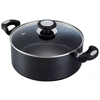 Image de Faitout Profond Beka Pro Induc 20 Cm Noir Couvercle Verre