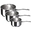 Image de Casseroles Chef D - BEKA LINE - Lot de 3 - Inox 18/10 - Tous feux dont induction