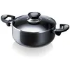 Image de Beka - 13071244 - Faitout + Cv Pro Induc Athracite 24 Cm En Aluminium