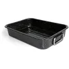 Image de Beka Plat A Four Rectangulaire Kitchen Roc - 32 X22 Cm - Noir