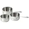 Image de Casseroles Inox Maestro 3 Pièces 16 18 20 Cm Beka