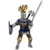 Image de Figurine Chevalier au cimier bleu PAPO - Jouet pour enfant de 3 ans et plus - 8cmX10cm