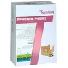 Image de Sac pour aspirateur - TEMIUM - RO102P X5 - Blanc - Collecte efficace - Mixte