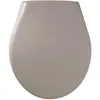 Image de Abattant Marina Taupe - Polypropylène - Gelco - Déclipsable - Entraxe de fixation universelle