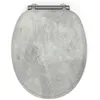 Image de Abattant wc mdf effet beton soft close
