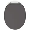 Image de Abattant wc samba mdf carbone déclipsable soft close