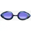 Image de Lunettes de natation Arena Tracks Mirror noir avec verres effet miroir bleu