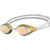 Image de Lunettes de natation Arena Air Speed doré avec verres à effet miroir doré