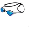 Image de Lunettes de natation - ARENA - Cobra Ultra Swipe Mirroir - Antibuée réactivable - Monture dorée - Verres miroir
