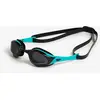 Image de Lunettes de natation Arena Cobra Edge Swipe noir bleu turquoise avec verres à effet miroir noir