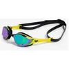 Image de Lunettes de natation Arena Cobra Edge noir jaune avec verres à effet miroir lilas
