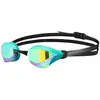 Image de Lunettes de natation Arena Cobra Core Swipe bleu turquoise avec verres à effet miroir vert