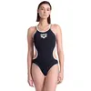 Image de Maillot de bain Arena One Double One Piece noir blanc gris femme - 36