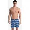 Image de Maillot de bain Arena Beach Boxer Allover bleu blanc - XL