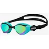 Image de Lunettes de natation Arena Cobra Tri Swipe noir bleu avec verres miroir bleus