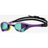 Image de Lunettes de natation Arena Cobra Ultra Swipe lilas noires jaunes avec verres miroir lilas