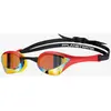 Image de Lunettes de natation Arena Cobra Ultra Swipe noir rouge avec verres miroir orange