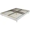 Image de Sommier déco en kit + pieds 140x190 - decokit 36 lattes bois - blanc - h. 13 cm SDKM14BC0