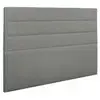 Image de Tête De Lit Rembourrée Gabrielle Bois Massif Gris Cobalt 170 X 120 X 9 Cm Ebac