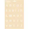 Image de Pochoir A4 - Alphabet Scrabble
