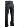 Image de Pantalon de travail LMA Cortex noir avec renforts entrejambes et poches genouillères