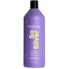 Image de TOTAL RÉSULTATS SO SILVER Matrice Shampoo. Grisonnants shampooing qui neutralise et supprime les tons jaunes déposés dans les tons v