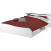 Image de Lit Adulte Contemporain Blanc Mat - L 140 X L 200 Cm - Zodiac