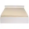 Image de Lit 140x200 cm + 2 tiroirs + 1 niche TOM coloris blanc
