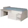 Image de Lit combiné - milky - blanc - l 135 x p 203 x h 90 cm 2309LITI