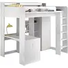 Image de Lit Combiné Mezzanine Enfant Lena - Pin Petterson - Sommier Inclus - 90 X 200 Cm
