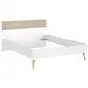 Image de Lit adulte - aalborg - 160 x 200 cm - blanc chene - 3500L260
