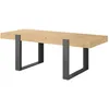 Image de Table A Manger - Rectangulaire - Panneaux De Particules - Industriel - Loft - L 223,9 X P 93 X H 78,6 Cm en occasion ou reconditionné